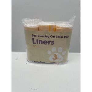 AutoScooper by PetPivot Cat Litter Bags Advanced Odor Control - 3 Rolls, 60 Pcs